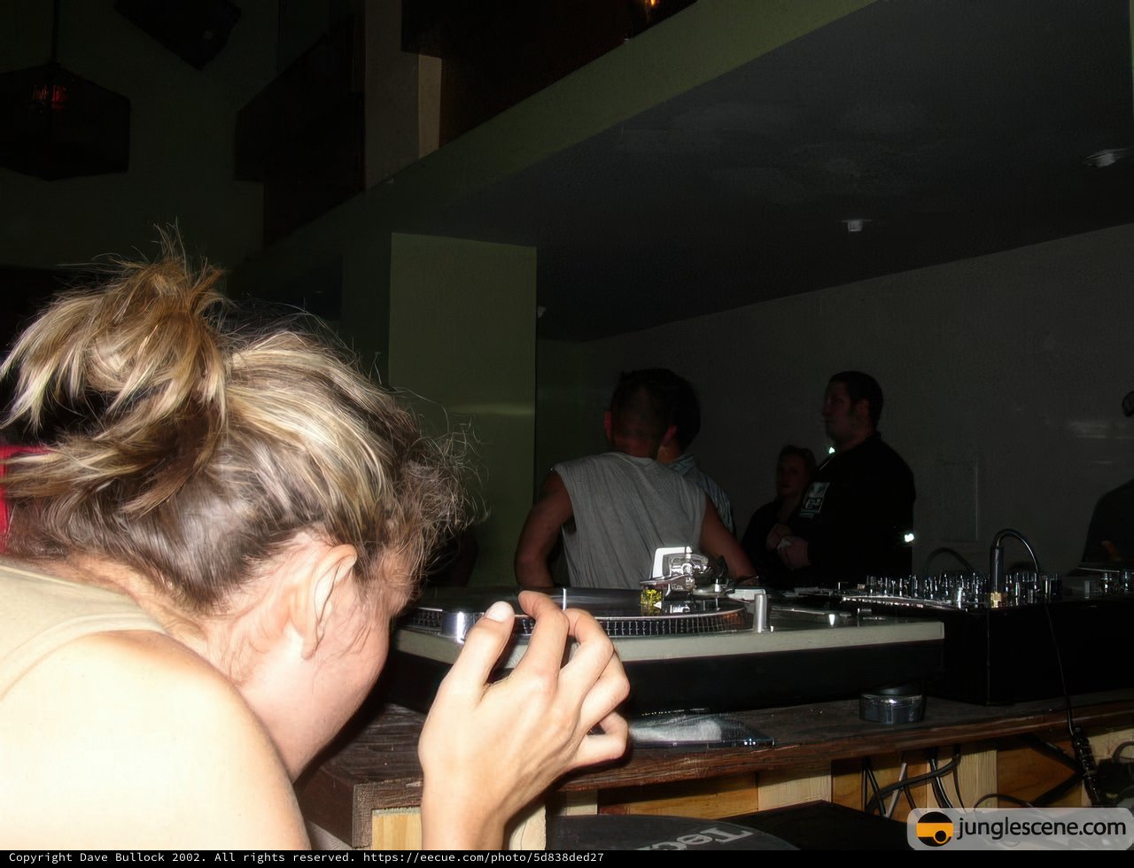 Partygoer captures DJ's performance