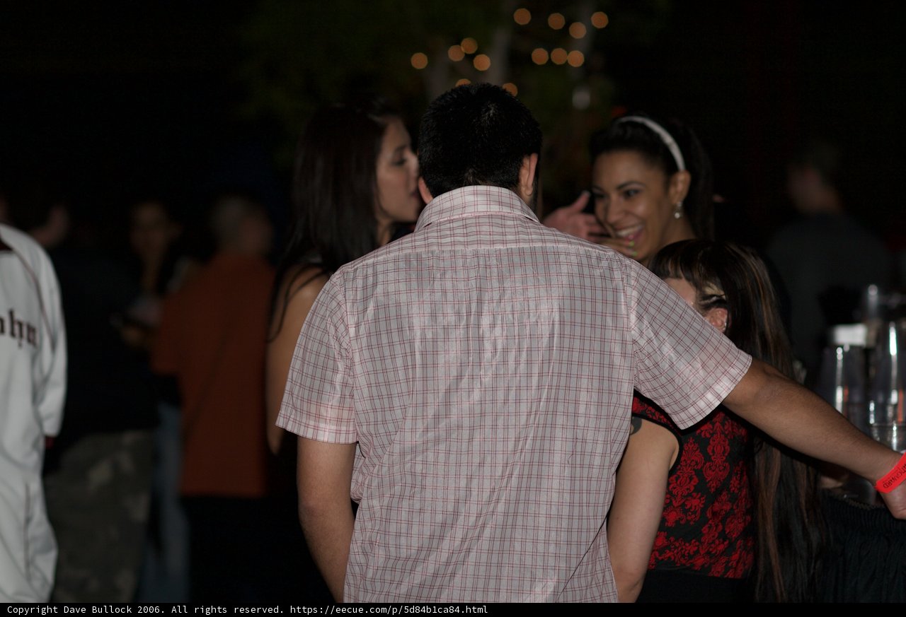 Red Shirted Man in the Nightlife