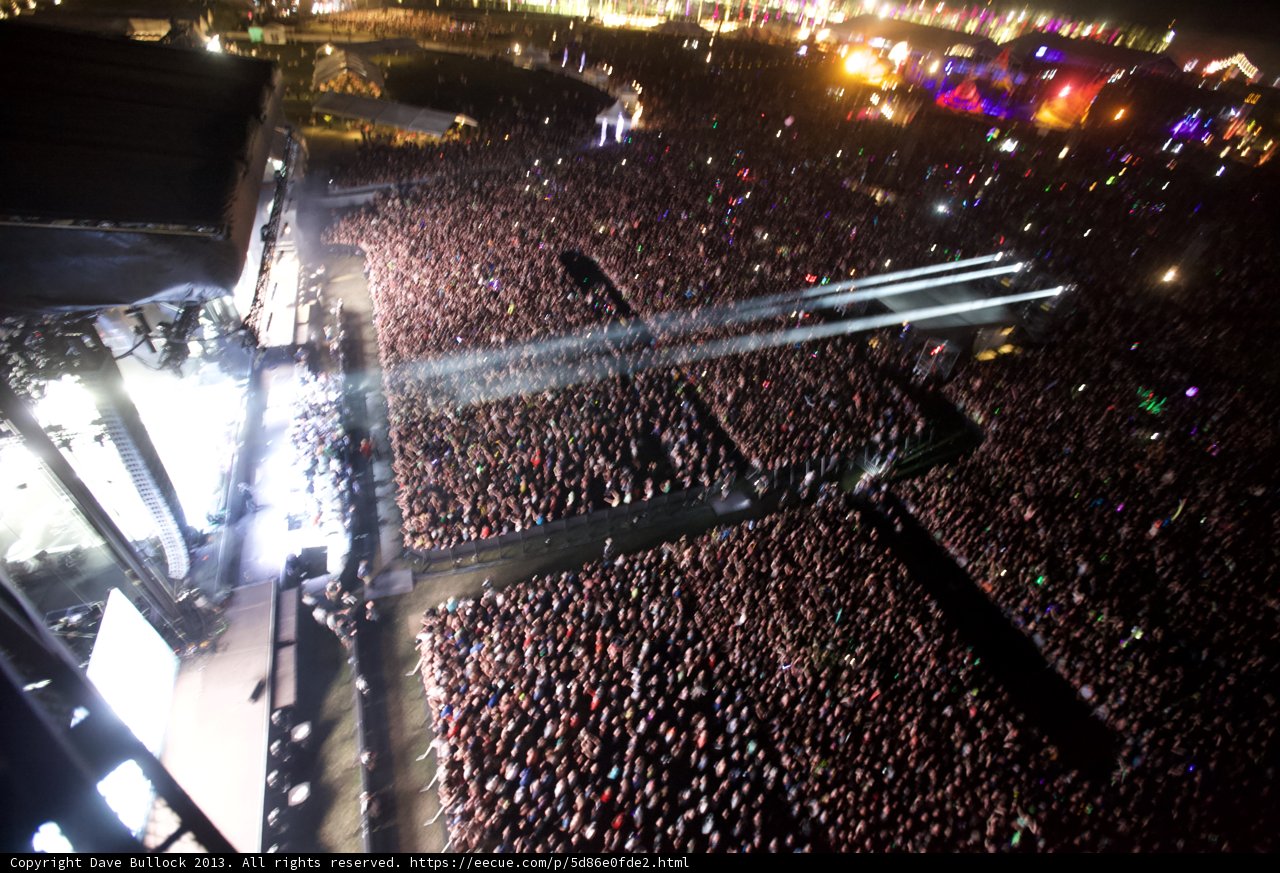 Lights and Flare at Coachella