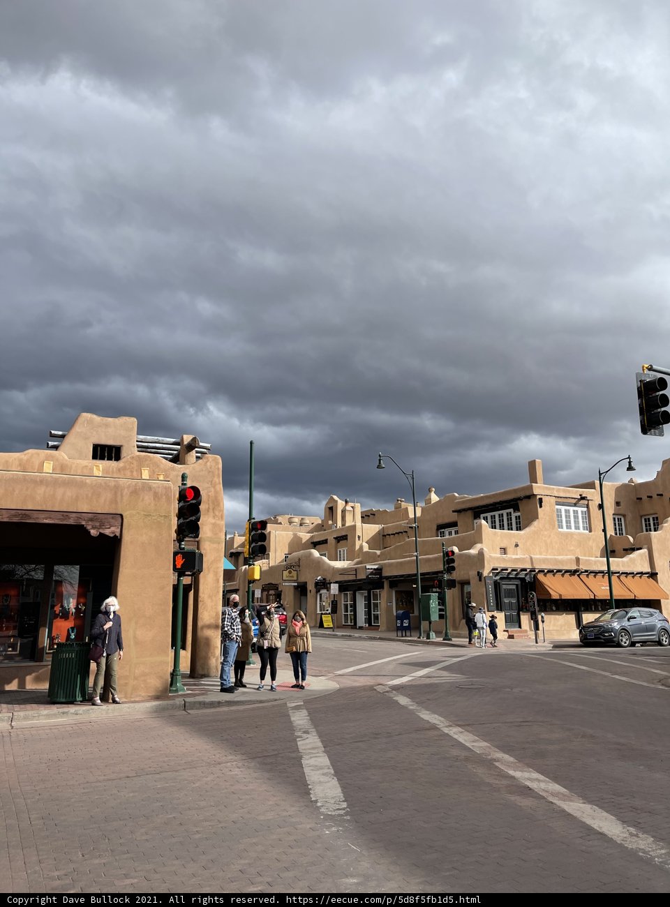 Bustling Santa Fe Plaza