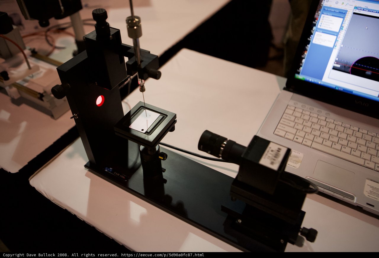 Laptop and Microscope Station