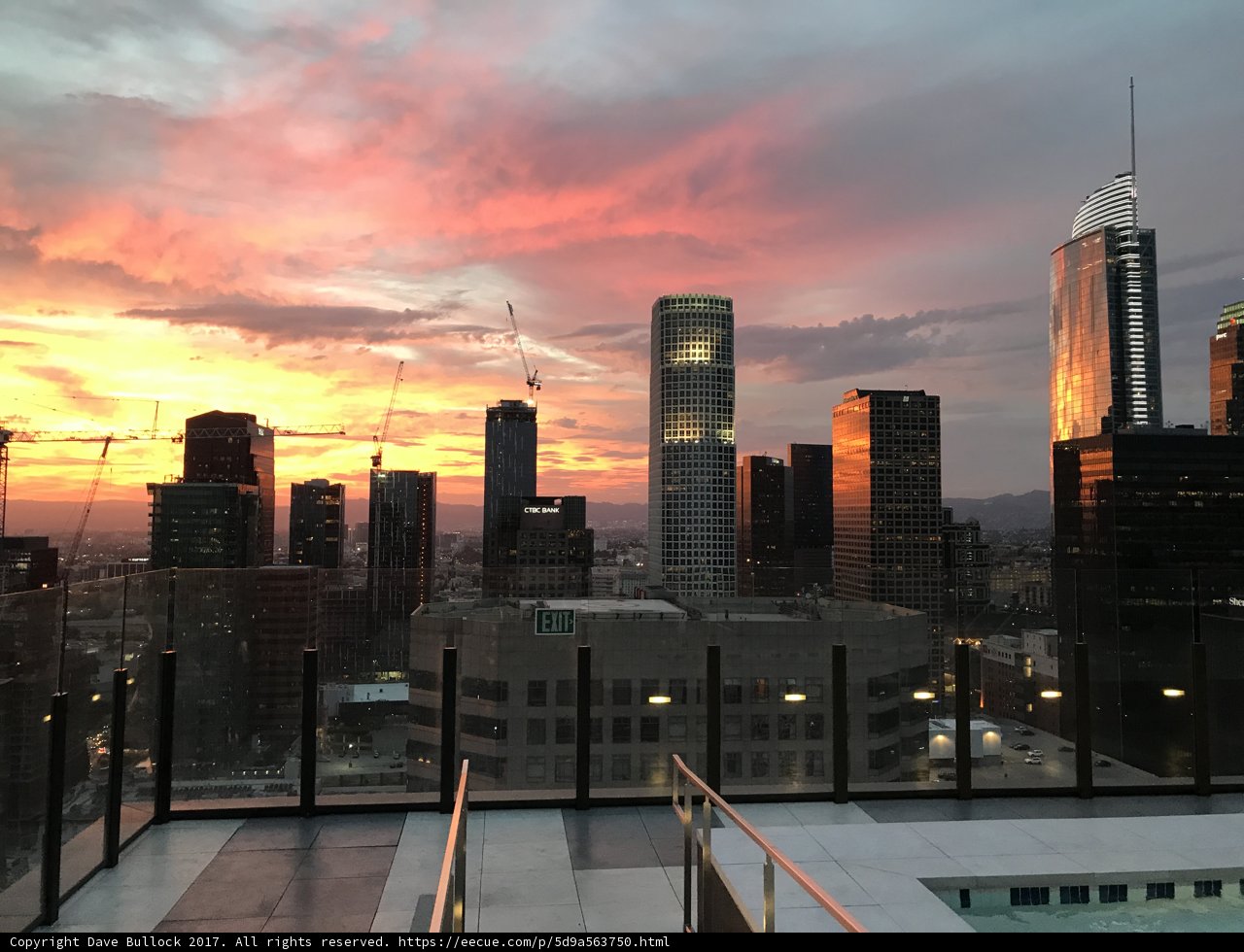 Majestic Cityscape at Sunset