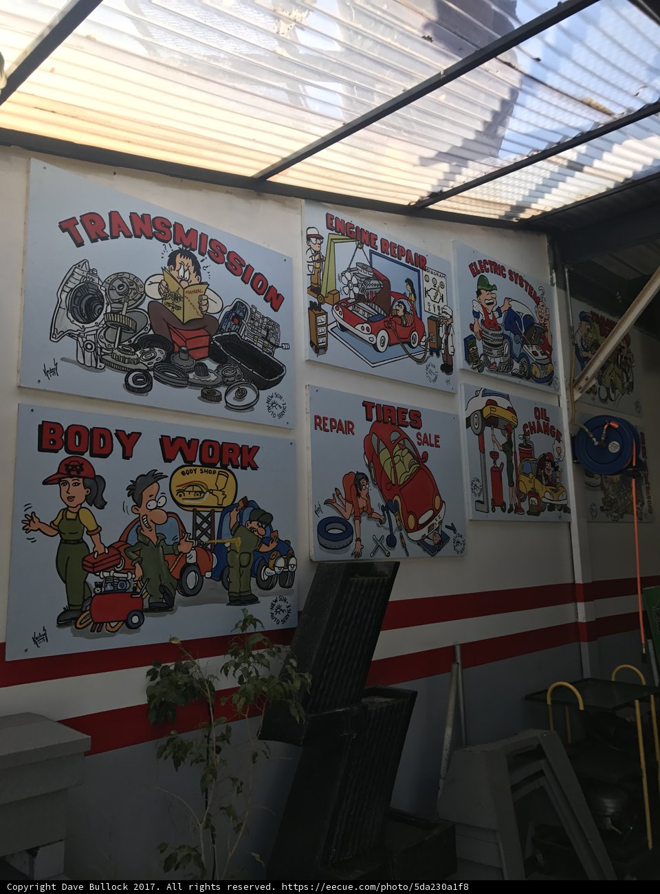Cartoon Character Mural on Los Angeles Wall