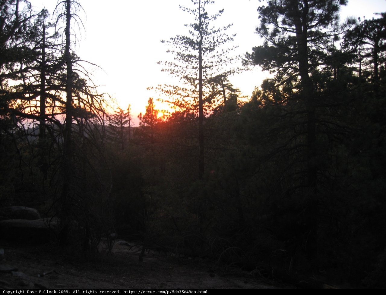 Sundown at San Jacinto