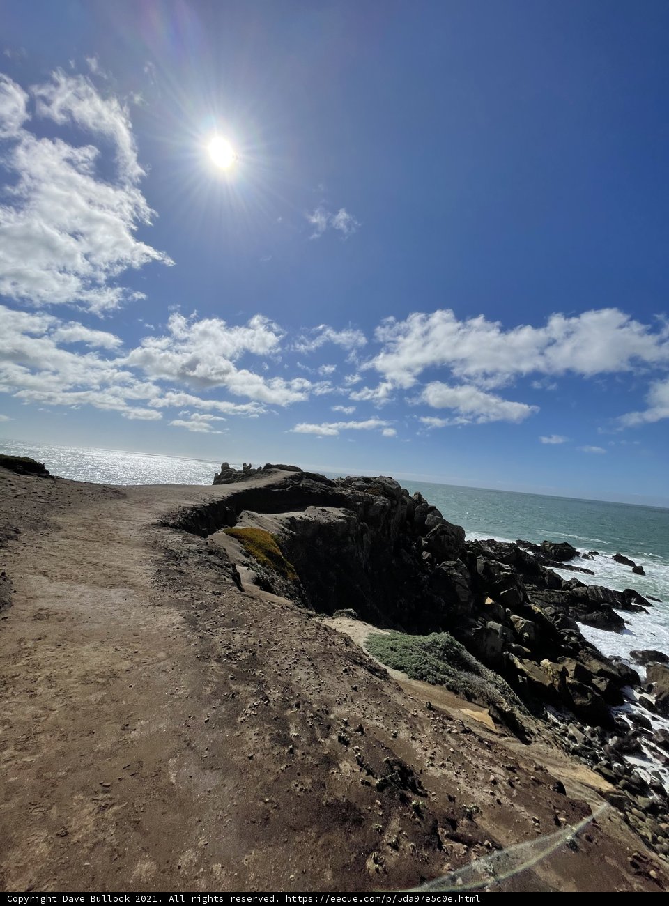 A Breathtaking Ocean View from the Top of a Cliff