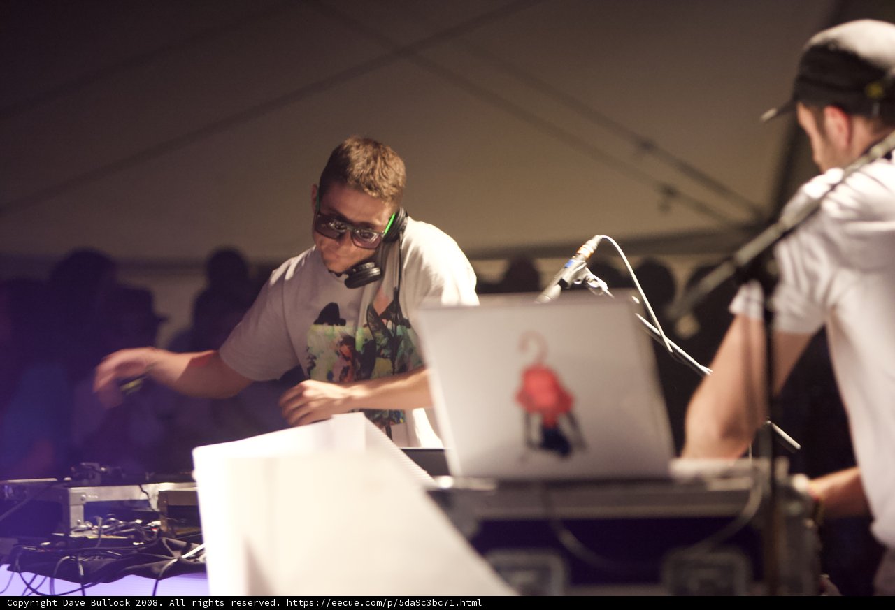 Laptop DJ at Coachella