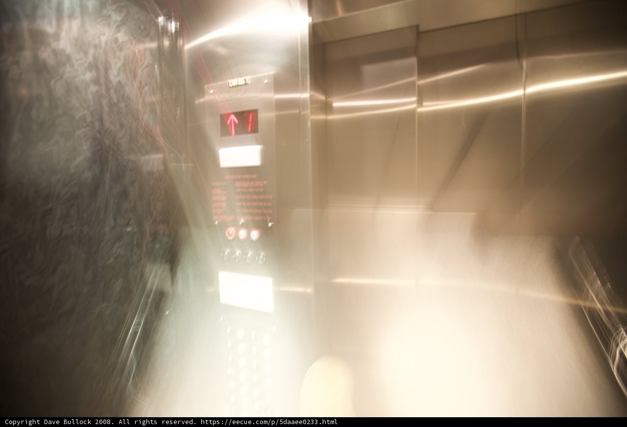 Blurry Elevator Ride