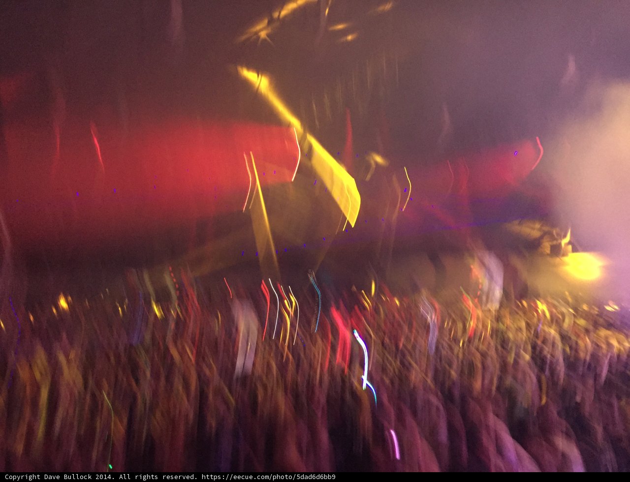 Night Club Concert with Fiery Lights