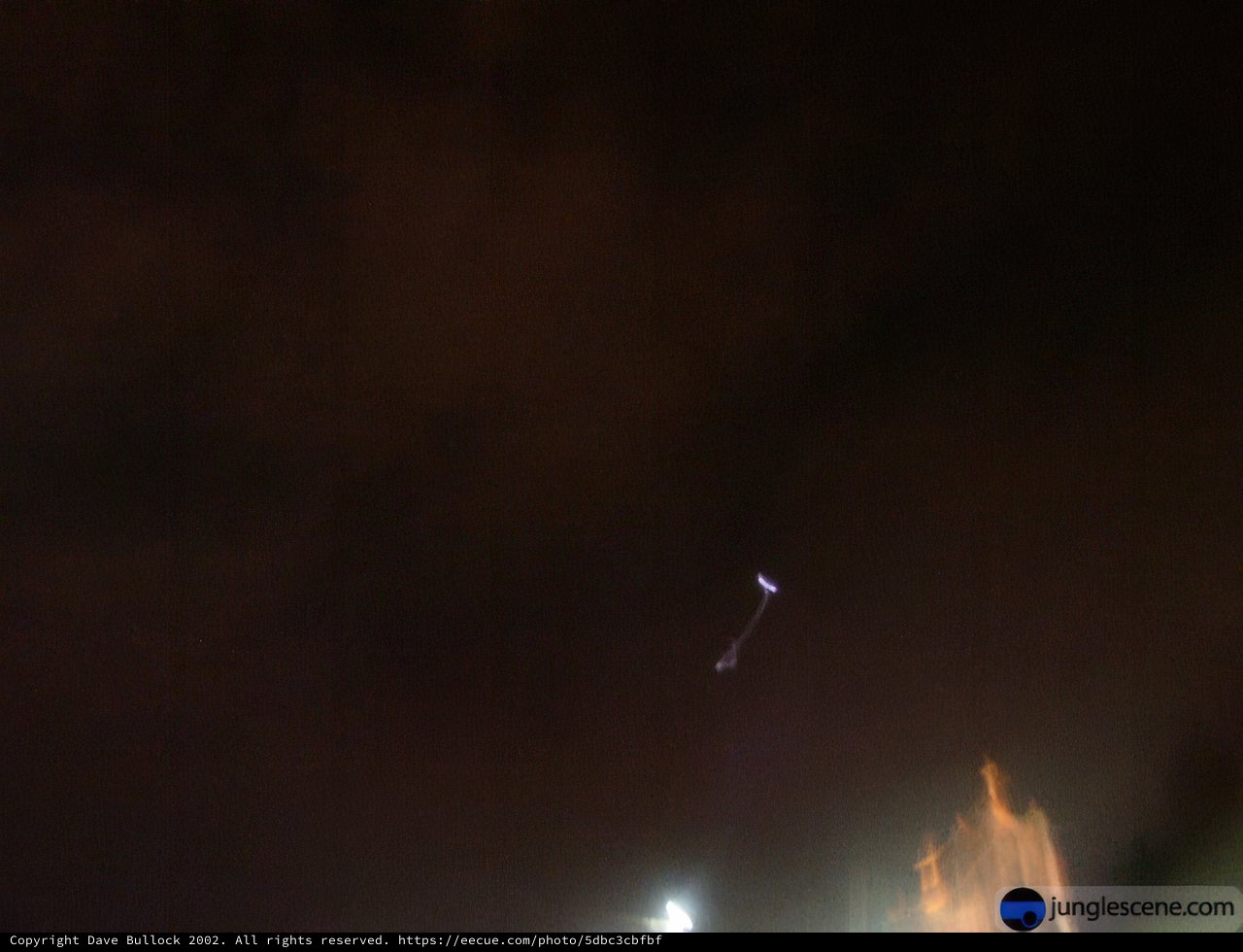 Flying through the Night Sky