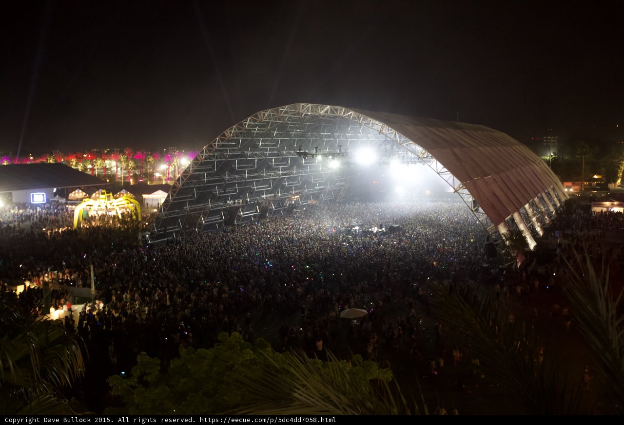 Metropolis Concert Crowd at Night