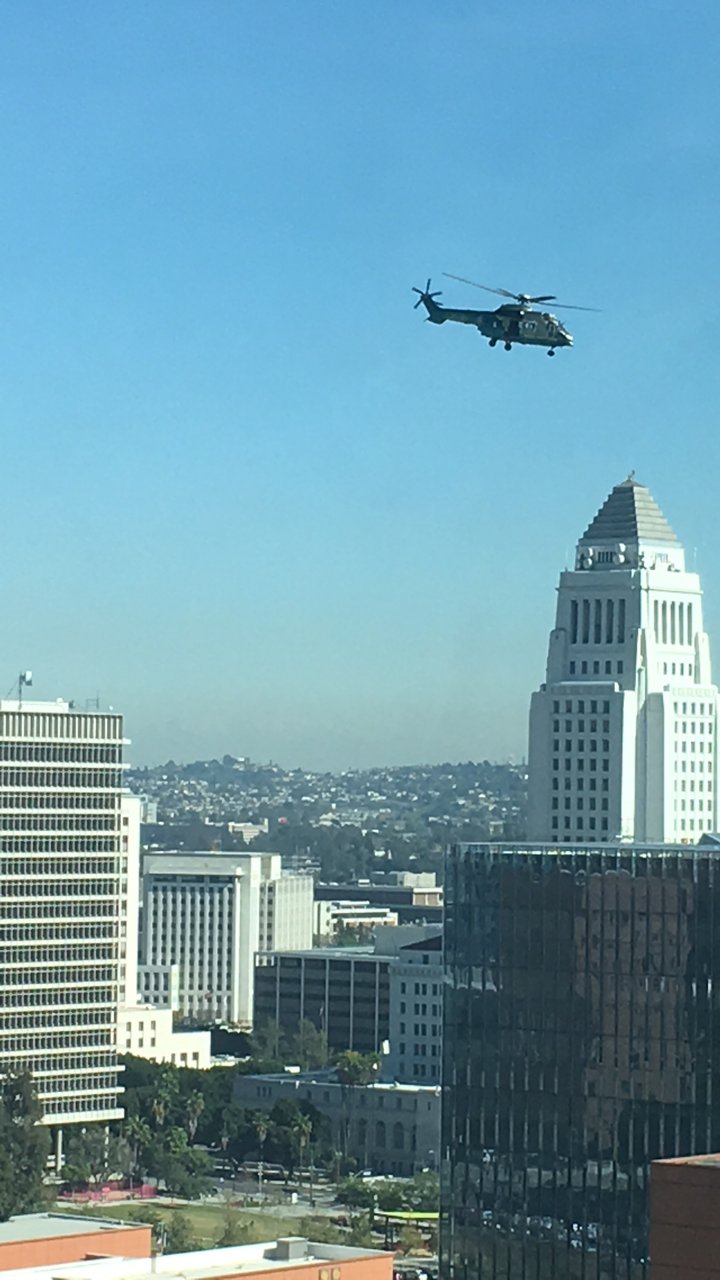 Aerial View of Los Angeles Cityscape