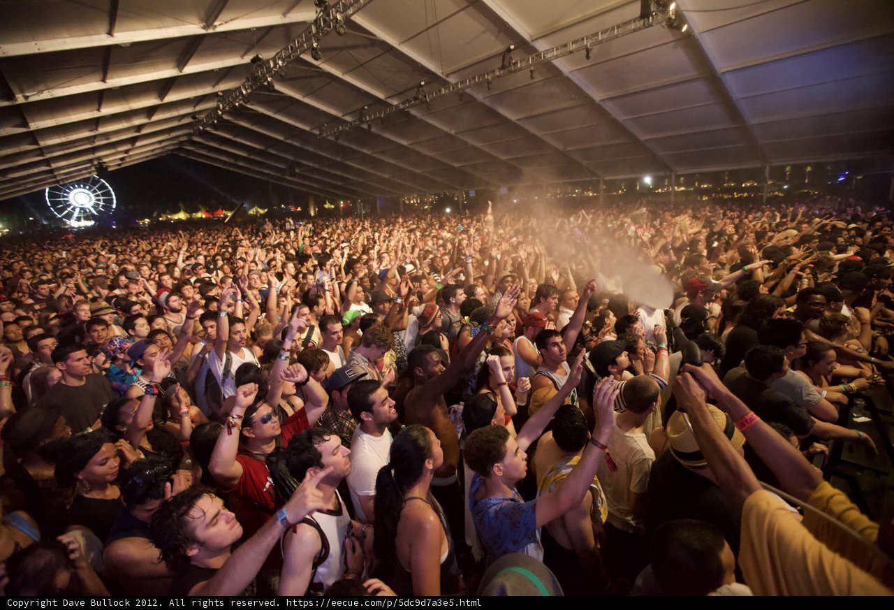 Coachella 2012: Hands Up in the Crowd