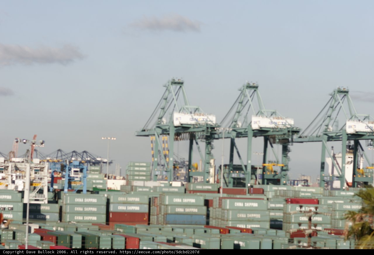Cloudy Sky Over the Shipyard