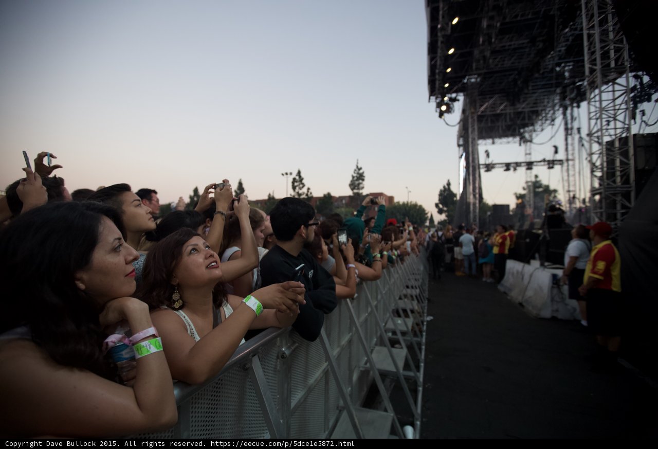 Smiling Fan Front Row