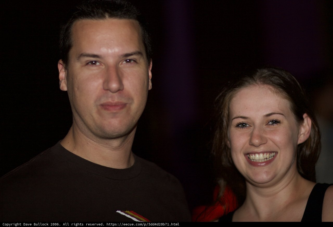 Smiling Couple in T-Shirts