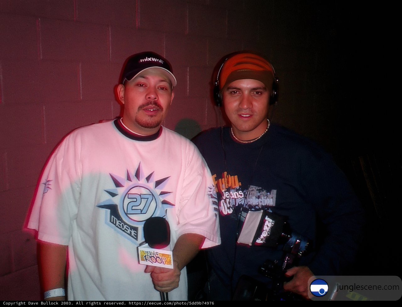 Two Men Rocking the Mic