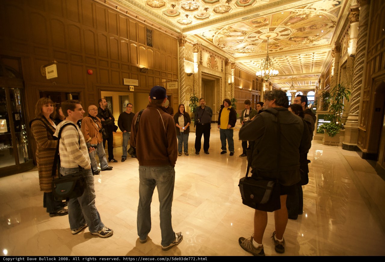 Crowded Lobby