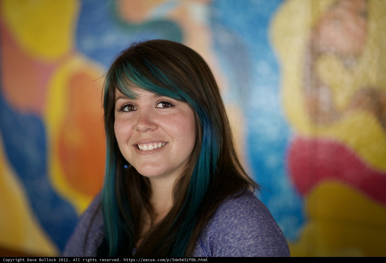 Blue-haired Beauty