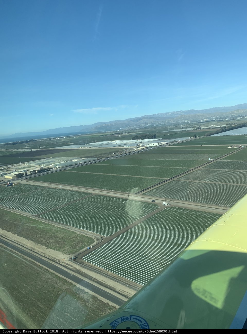 Aerial View of a Large Farm Field