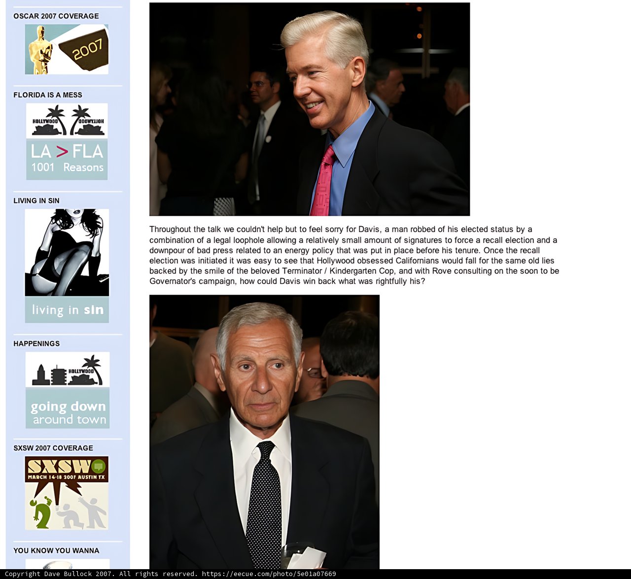 American Bar Association Annual Meeting Advertisement featuring George Deukmejian and Gray Davis