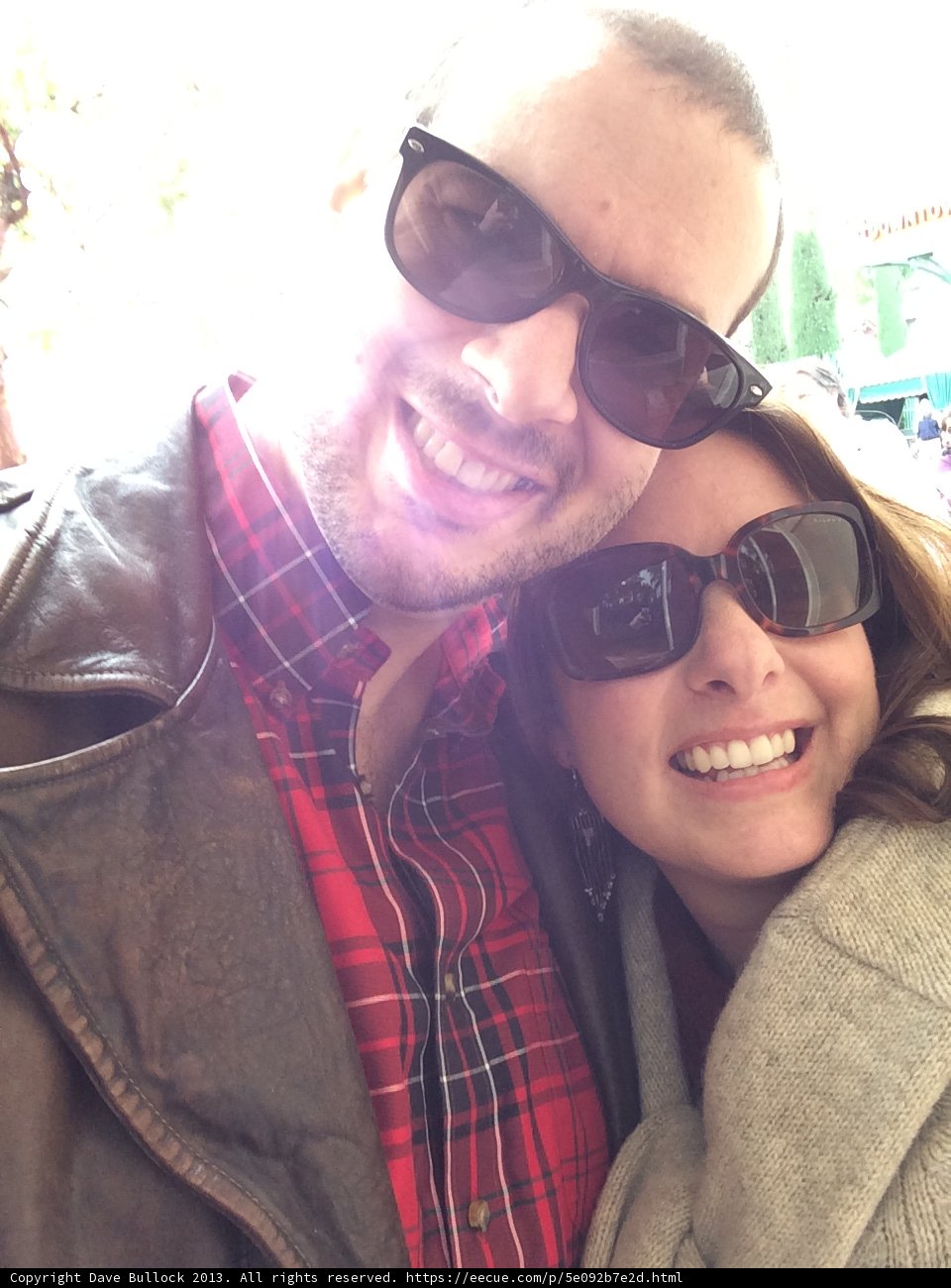 Smiling Duo in Downtown Disney