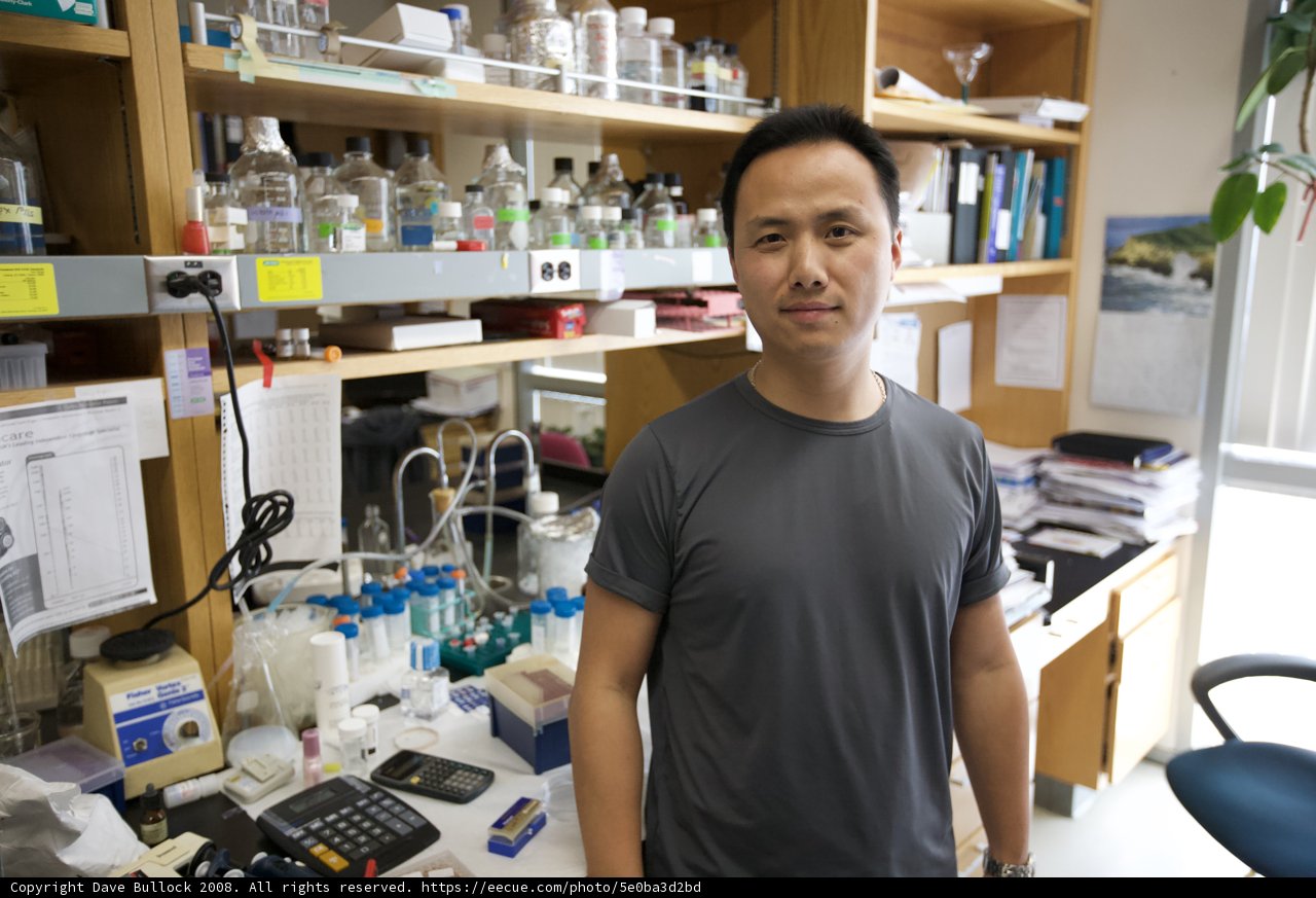 A Scientist In His Workplace