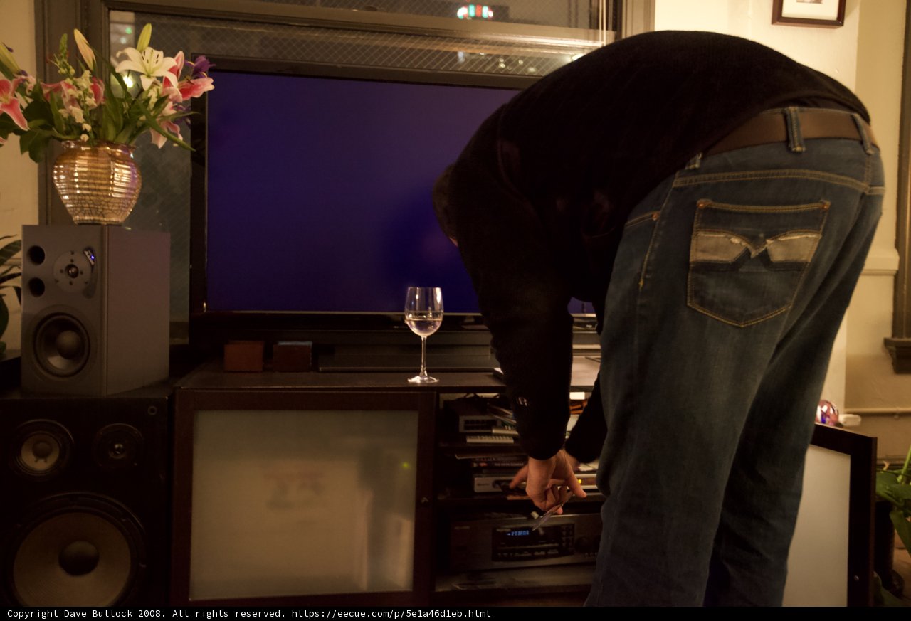 The Man and His Entertainment Center