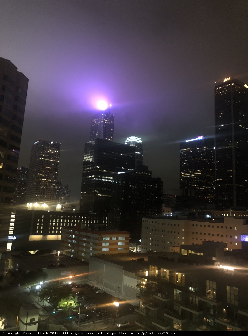 Lavender Skyscape