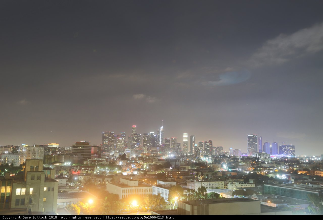 City Lights in the Dark Metropolis