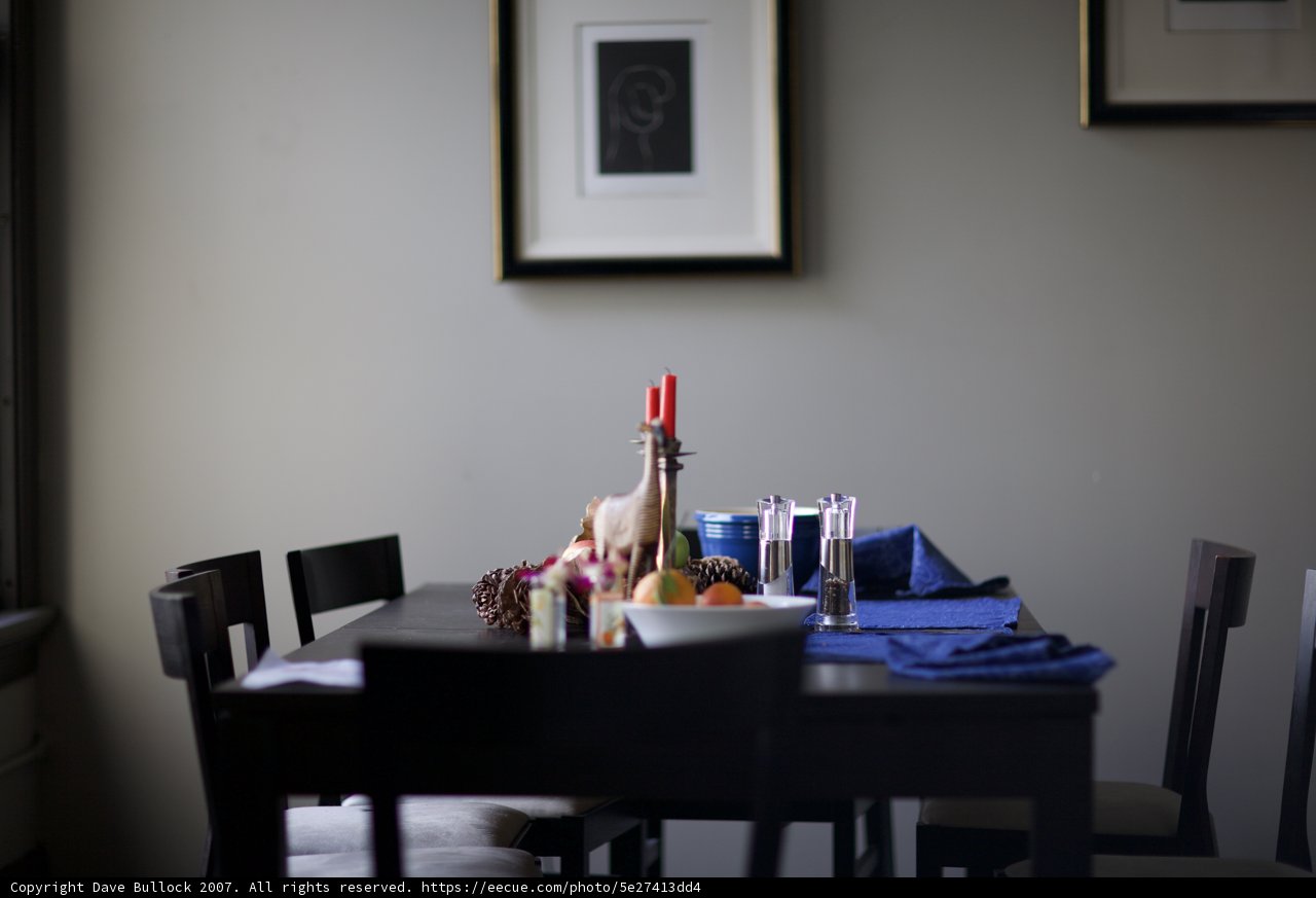 Candlelit Dining Table