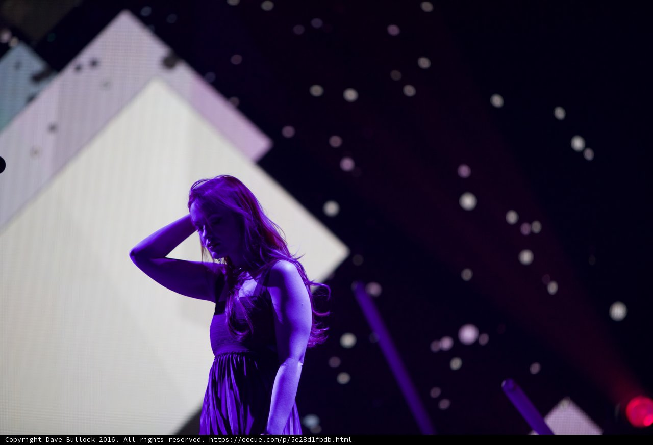 Solo Performance in Purple