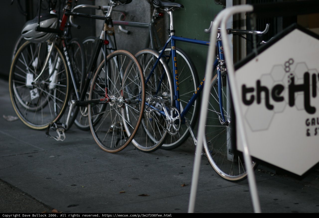 The Hill Coffee Sign on the 2006 Downtown Art Ride