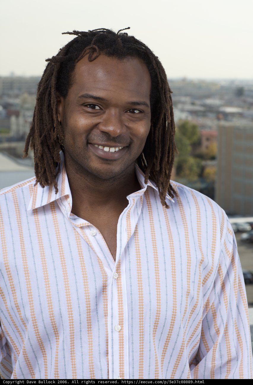 James M's Portrait in Front of the Building