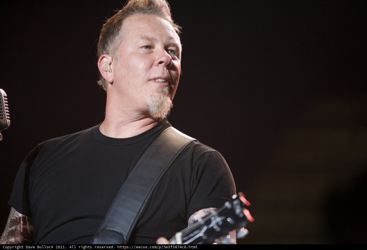 James Hetfield electrifies the crowd at Big Four Festival