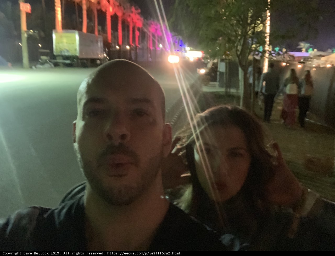 Night Selfie in the City