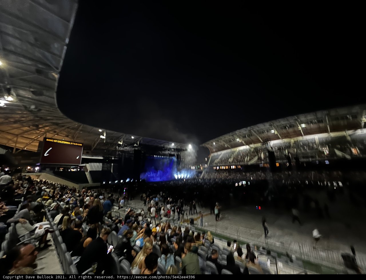 Electric Night with a Thrilled Crowd