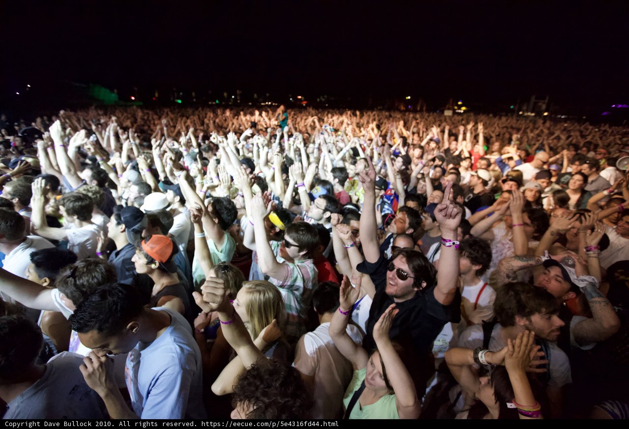 Electric Nights: Crowd Goes Wild at Cochella Music Festival