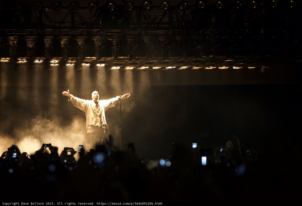 Kanye West Singing Arms Wide