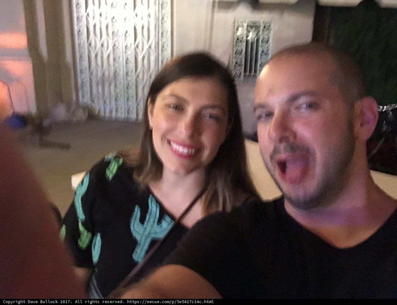 Smiling Selfie of Lori and Dave
