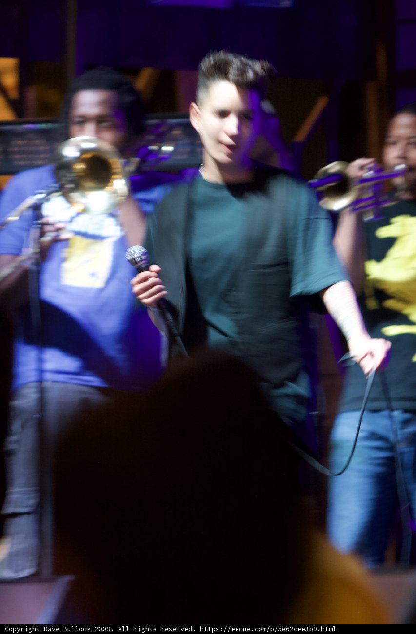 2008/detour: Man Takes the Stage with Musical Band