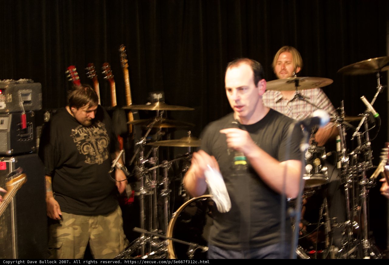 Brooks Wackerman Performing as the Drummer for Bad Religion Glasshouse Band