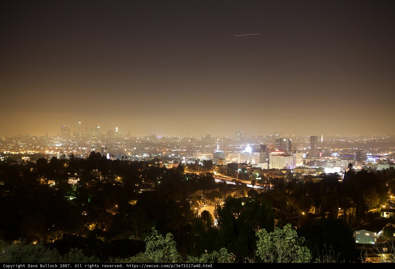 Night Flight over the Metropolis