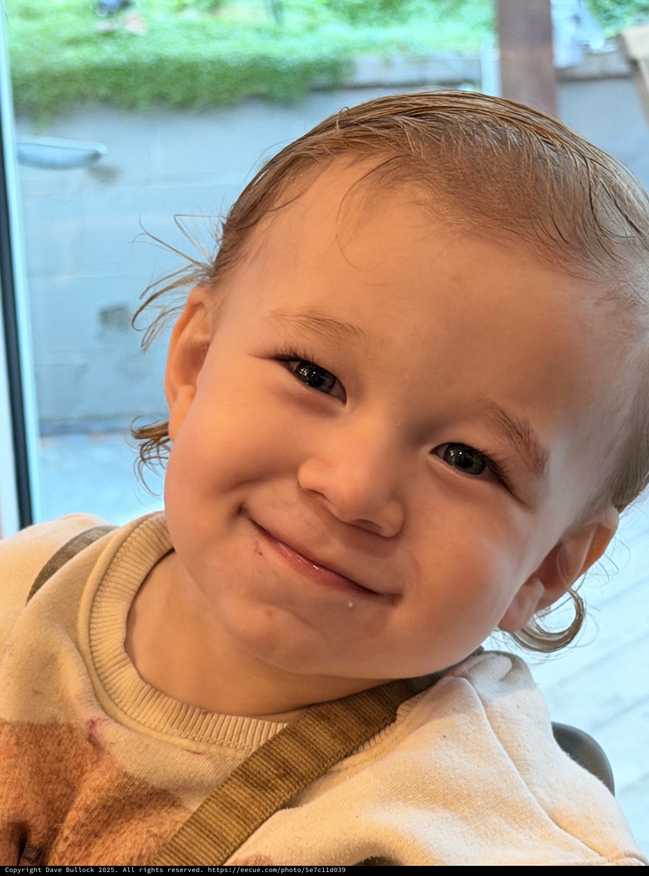 Joyful Toddler Portrait by the Window