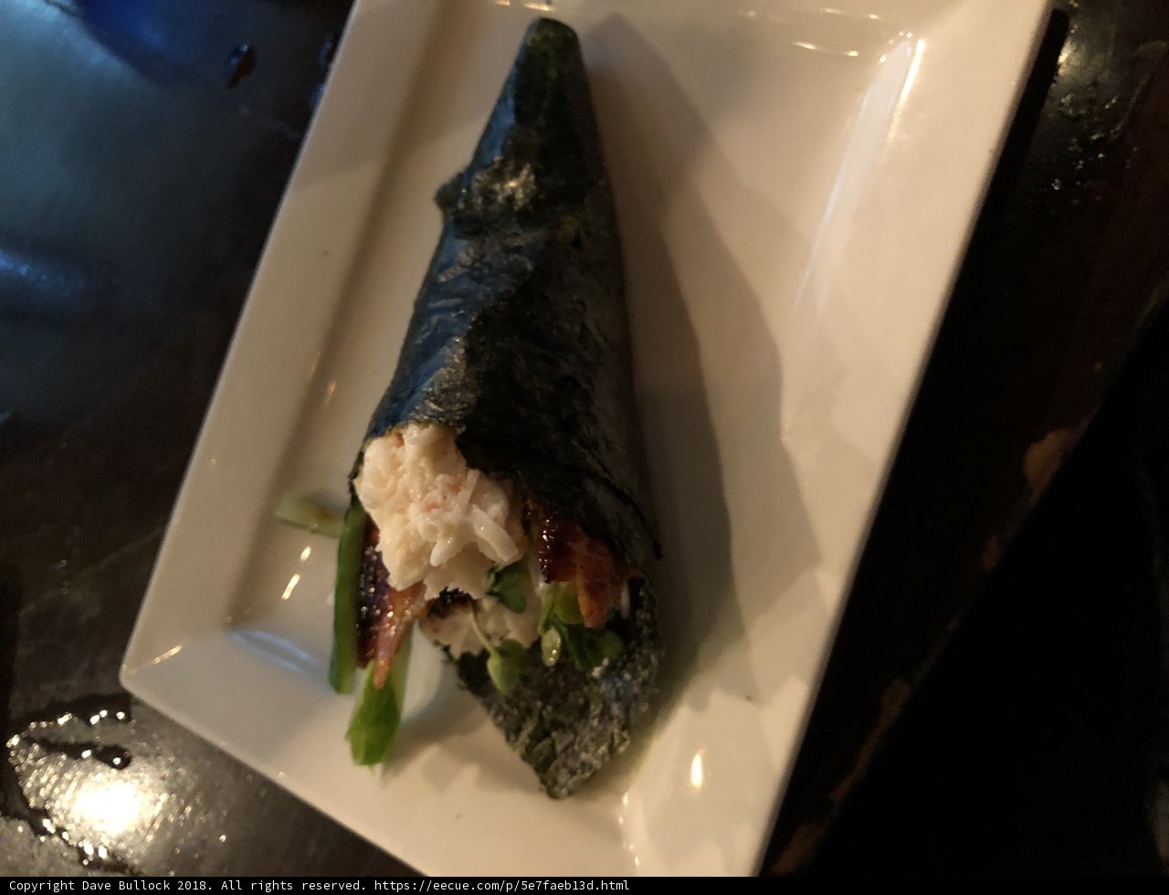 Fresh and Delicious Sushi Roll