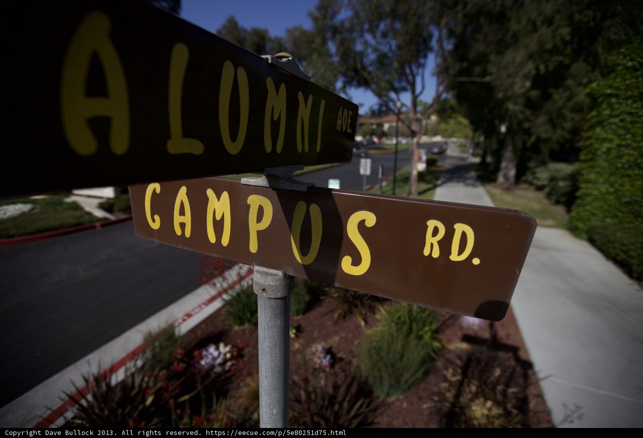 Alumni Way and Campus Drive