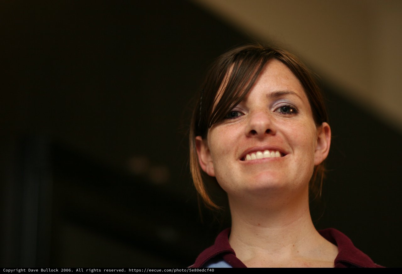 Candid Portrait of a Smiling Woman Named Penelope