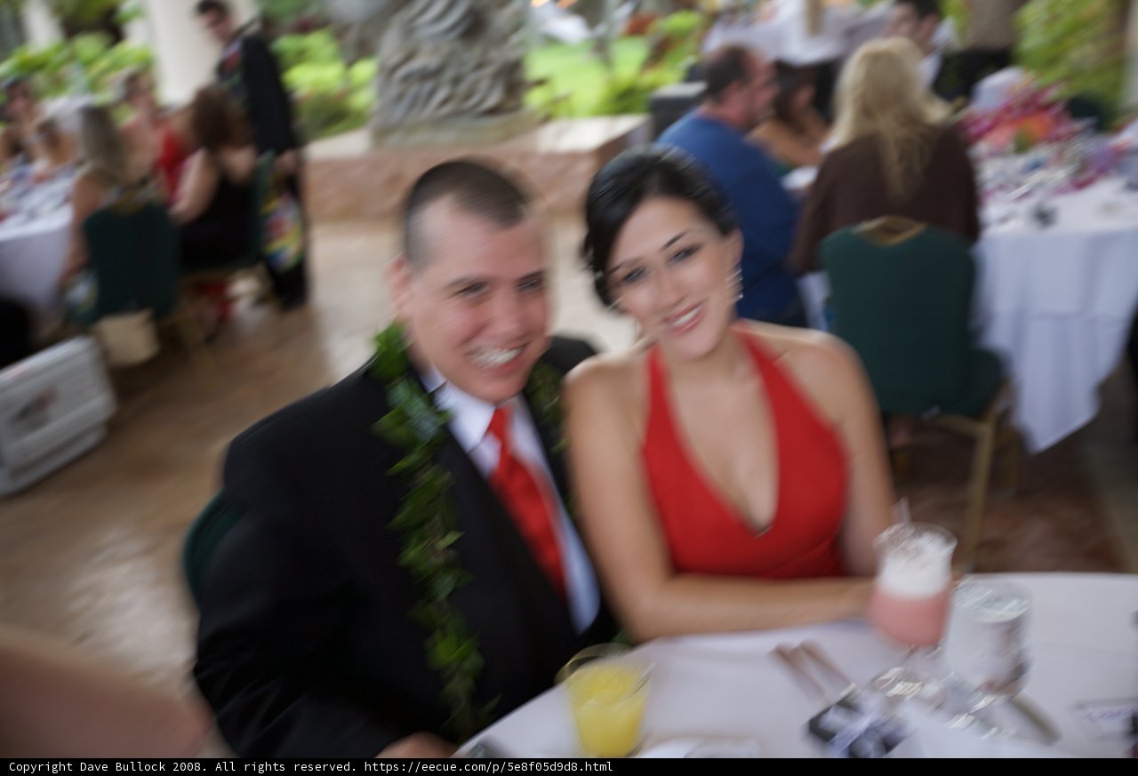 Romantic Dinner at a Hawaiian Restaurant