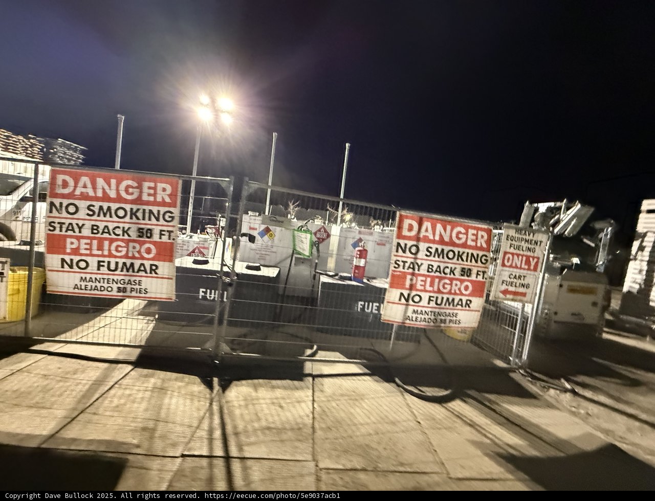 Illuminated Warnings in the Urban Night
