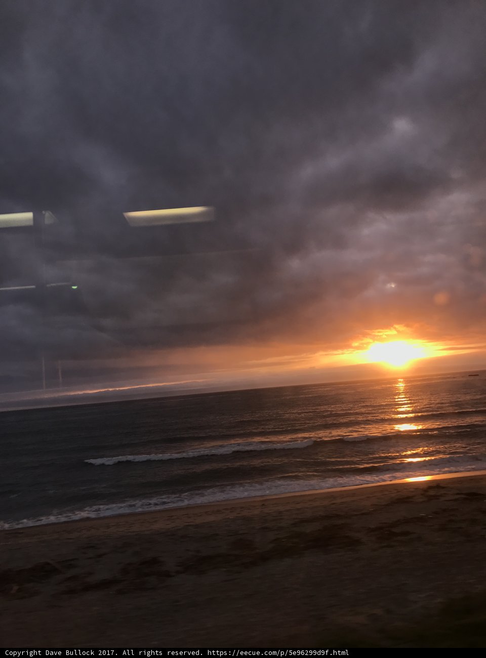 Sunset Train Ride