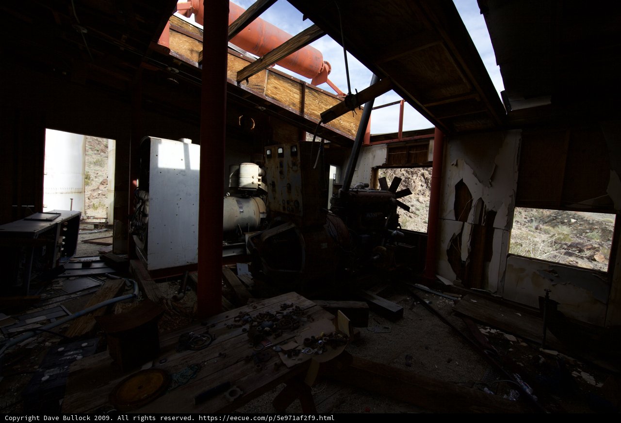 The Remains of a Wooden Factory